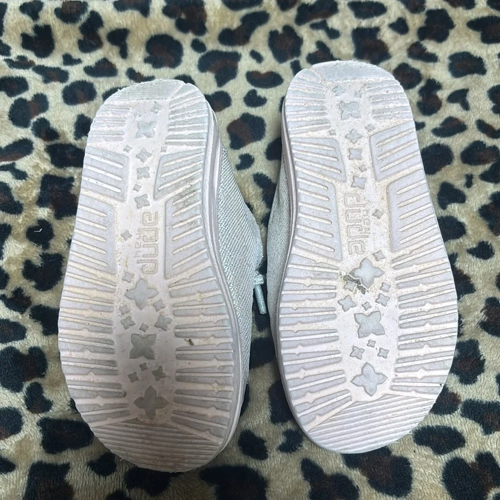 Hey Dude 8 Wendy Toddler Girls Sparkling Pink Slip On Loafers